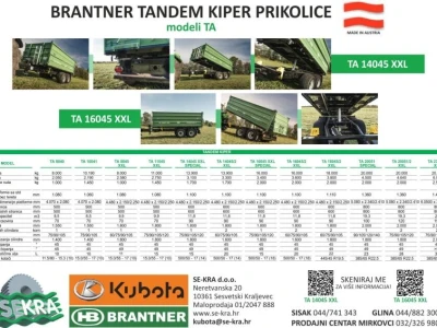 Prikolica BRANTNER TA 14045 XXL