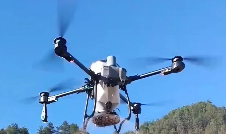 Po&scaron;umljavanje dronom nosivosti 25-30 kg sjemena