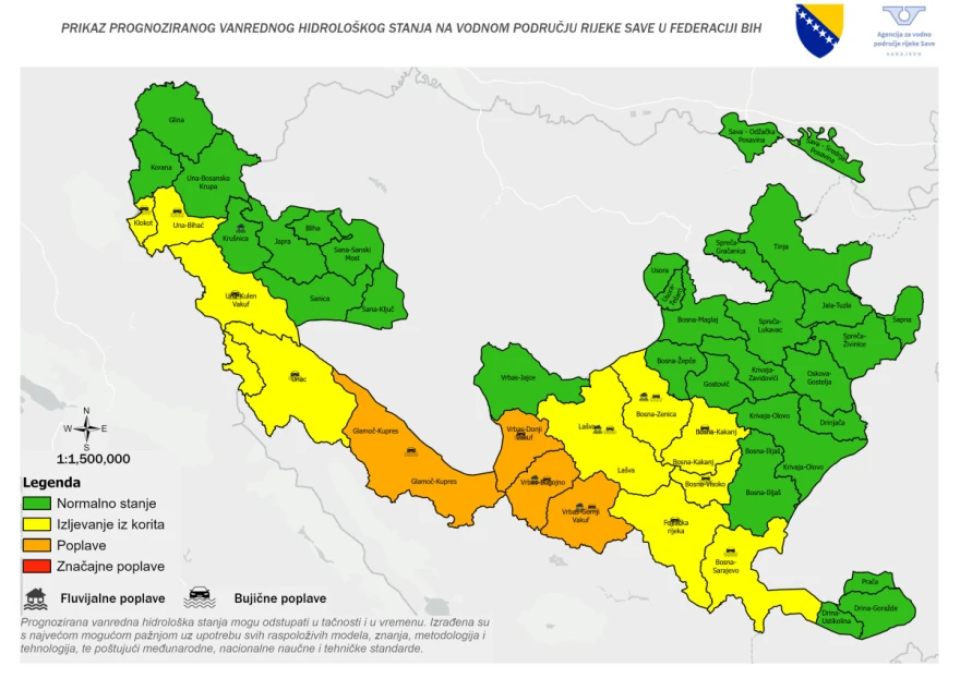 Područje vanrednog hidrolo&scaron;kog stanja 