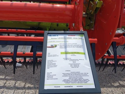 Kombajn Claas lexion - najveća mašina na Poljoprivrednom sajmu