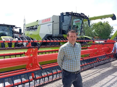 Kombajn Claas lexion - najveća mašina na Poljoprivrednom sajmu