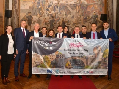Mostar službeno preuzeo titulu Evropskog grada vina Dionisio