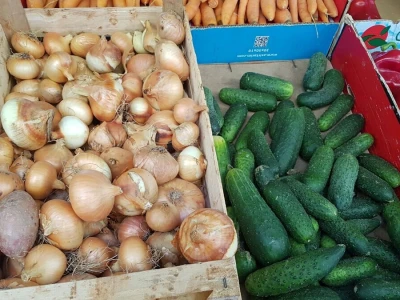 Od povrća, jaja, brašna, pa do zimnice: Svega ima na štandu vrijedne porodice Popović-Kukrić iz Romanovaca