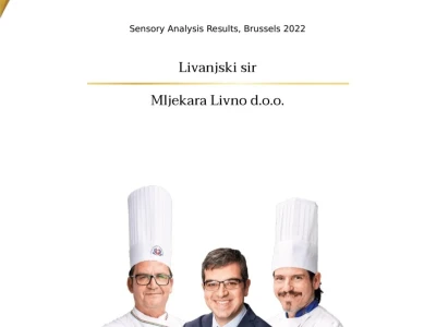 Prestižna svjetska nagrada za Livanjski sir - tri zlatne zvjezdice