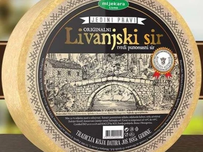 Prestižna svjetska nagrada za Livanjski sir - tri zlatne zvjezdice