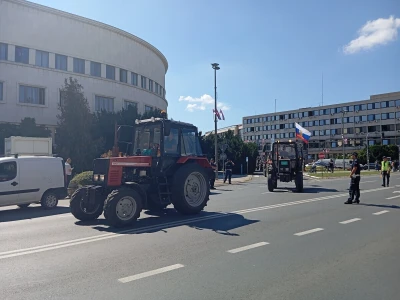 Protest poljoprivrednika u Novom Sadu