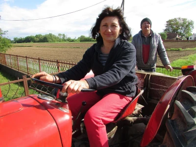 Ranka vozi traktor