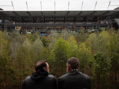 Šuma izrasla na stadionu u Klagenfurtu