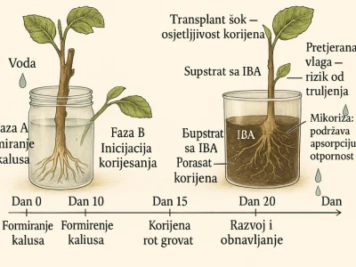 UKORIJENJIVANJE SMOKVE U VODI