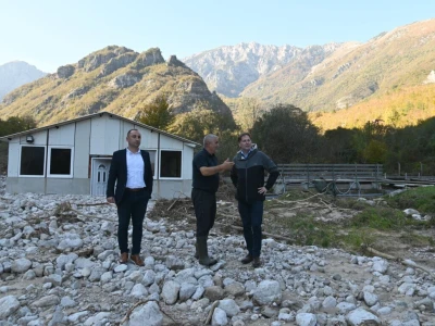 Uništena riblja farmu u poplavljenom području Jablanice