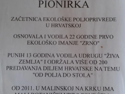 Zlata Nanić, hrvatska pionirka ekološke poljoprivrede