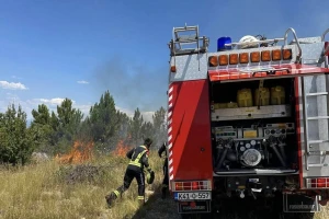 Gorjelo smilje kod Širokog Brijega: Požar zahvatio hektar površine