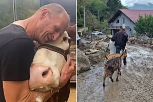 Emotivne scene iz uništenih sela Donje Jablanice
