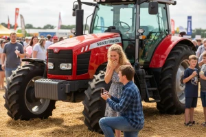 Zaprosio djevojku na Massey Fergusonu