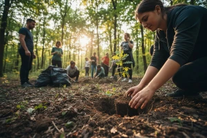 Zaštita šuma - pošumili i uklonili 160 vrećica otpada